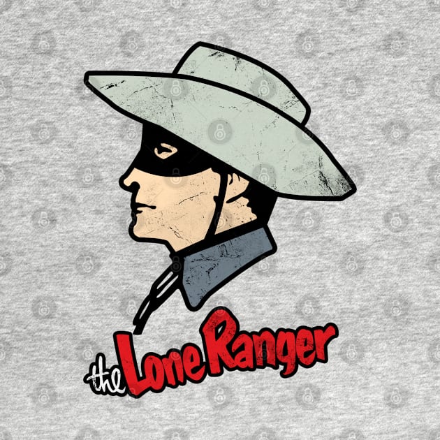 Retro Vintage Lone Ranger by mighty corps studio